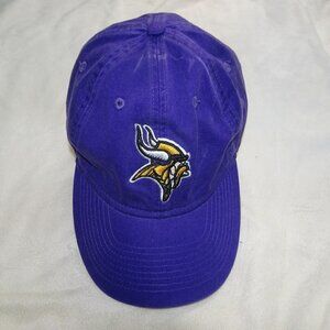 NFL Minnesota Vikings Reebok Purple Cap Hat Size Adult w/ Snap Strap
